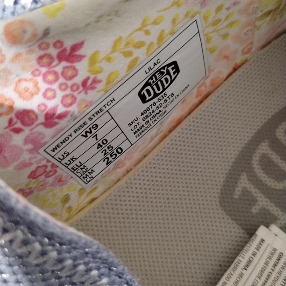 Hey Dude Women Blue Casual Shoes Size 9 - Picture 3 of 7